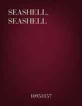 Seashell, Seashell Unison choral sheet music cover
